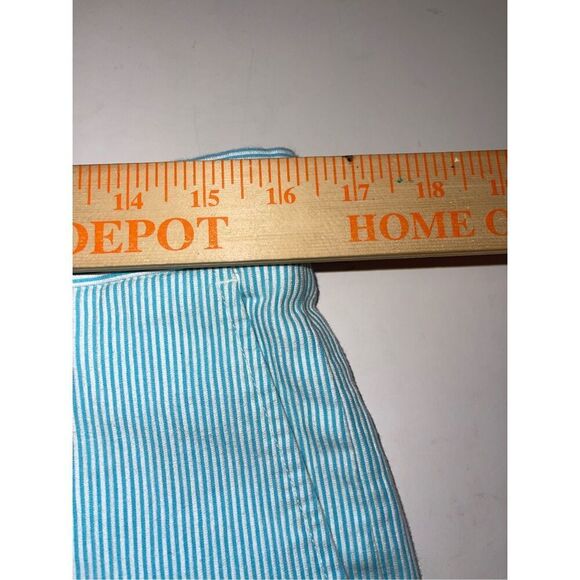 Southern Tide the Skipjack Green‎ Striped Seersucker Bermuda Shorts 32 A19 - Picture 4 of 7